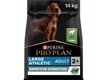 Purina Pro Plan Dog OptiDigest Adult Large Breed Athletic Sensitive Digestion jehně 14kg