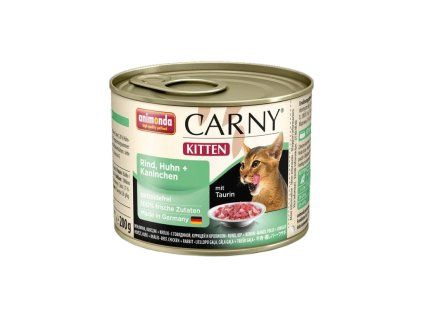 animonda carny junior konzerva pro kocky kureci kralik 200 g