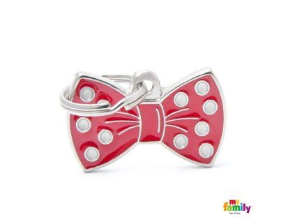 Známka Charms - masle červená