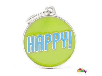 Známka Charms - HAPPY!