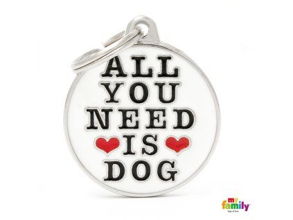Známka Charms - NEED DOG