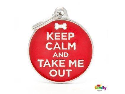 Známka Charms - KEEP OUT