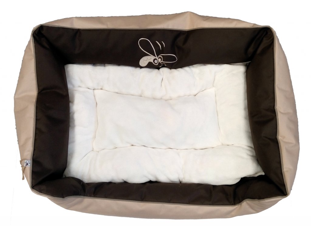 Kanape Huhubamboo tm.hneda+kafe+plys 85x56cm