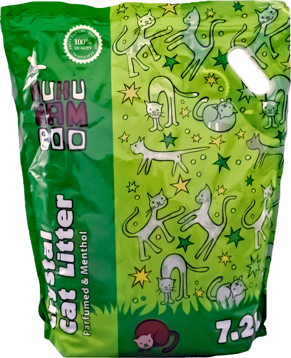 Podestýlka Huhubamboo silikon mentol 7,2l