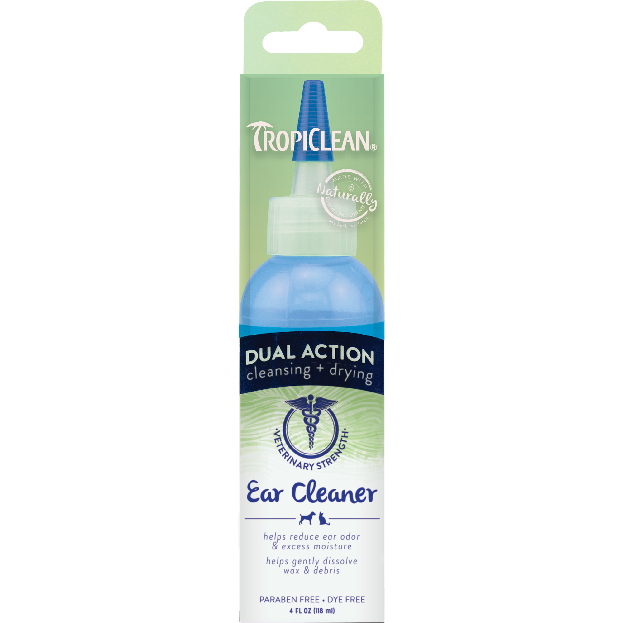 Tropiclean Tropicleankapky na čištění uší - dvojí účinek 118 ml