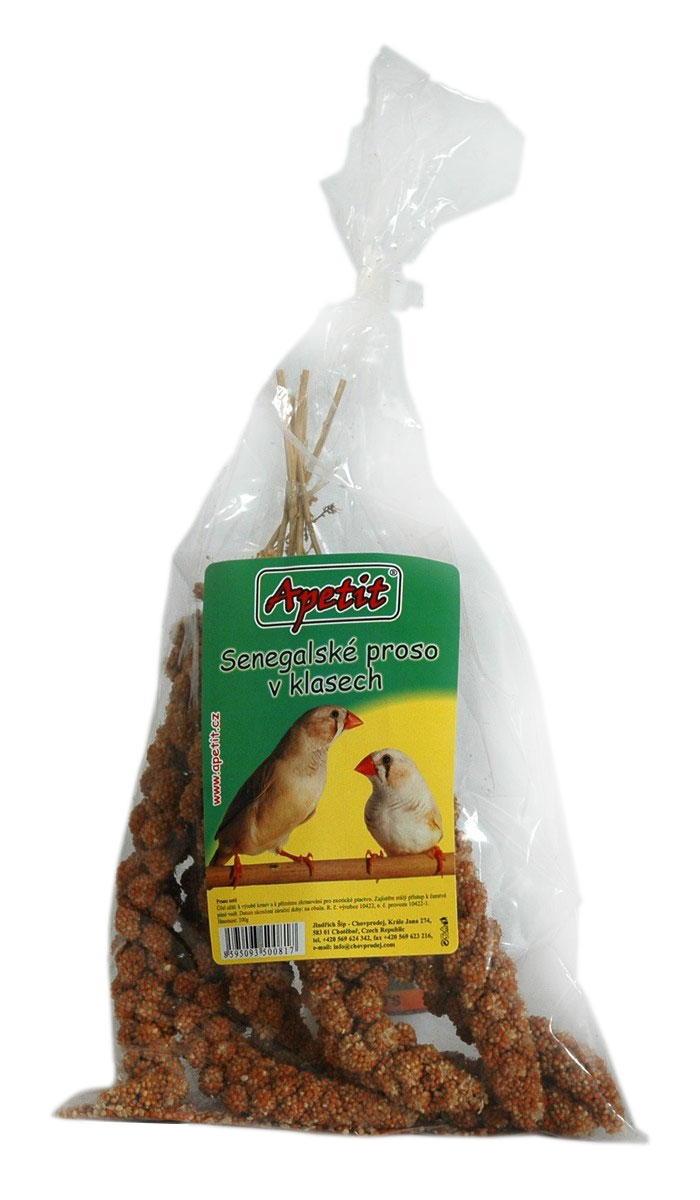 Apetit senegalské proso v klasech 100g