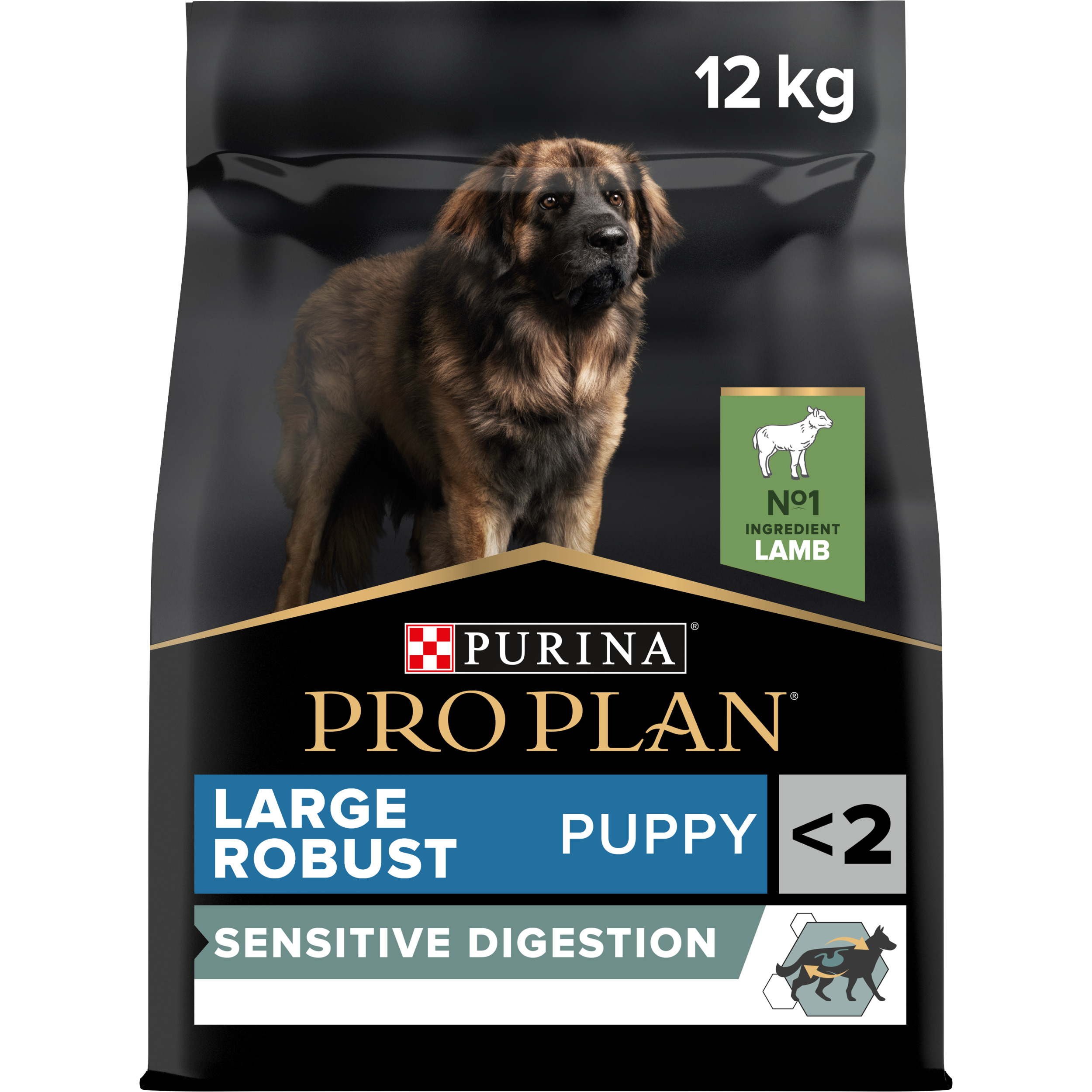 Purina Pro Plan Dog OptiDigest Large Breed Puppy Robust Sensitive Digestion jehně 12kg