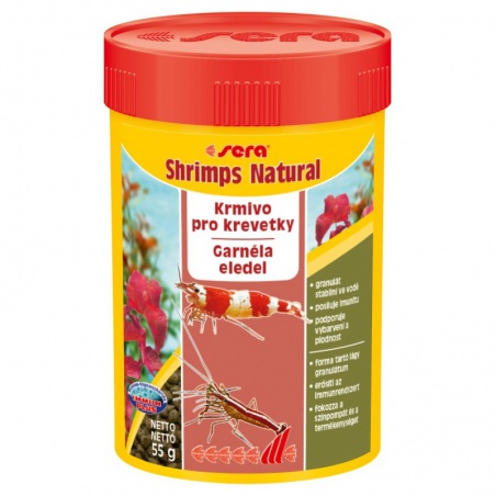 Sera základní krmivo pro krevetky Shrimps Natural 100ml