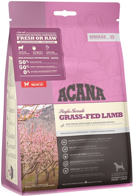Acana SINGLES Grass-fed Lamb 340g