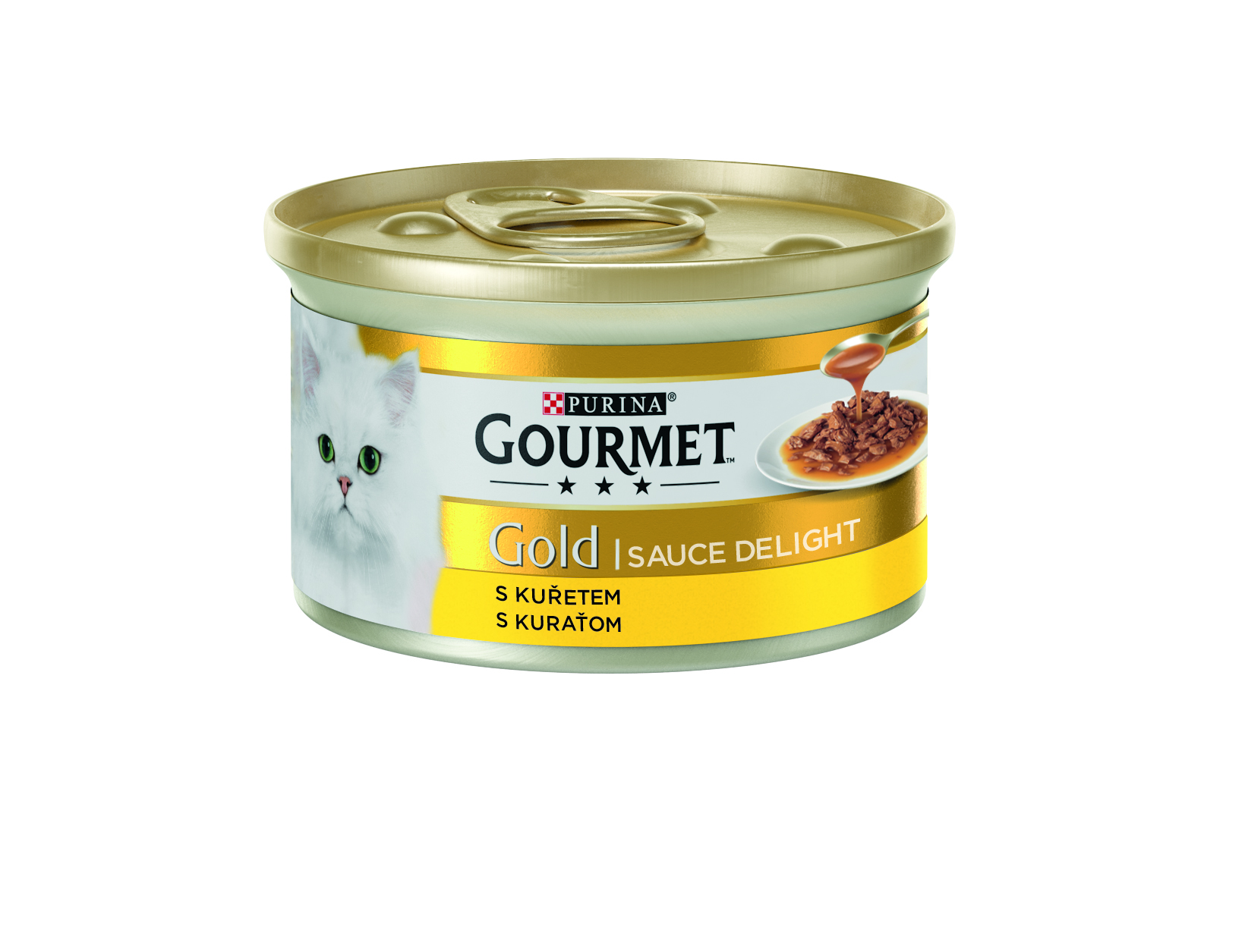 Konzerva Gourmet Gold Sauce Delights kuře v omáčce 85 g