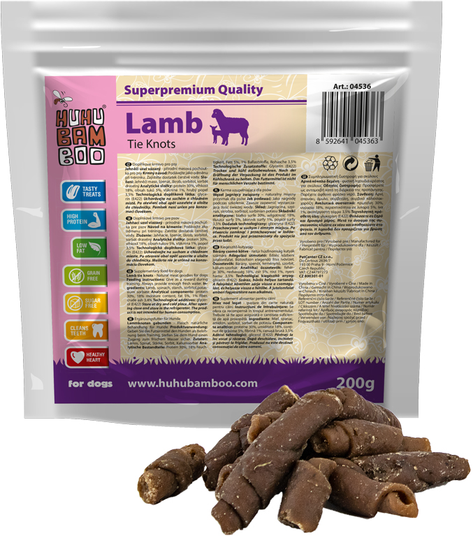 Huhubamboo jehněčí uzel 200g