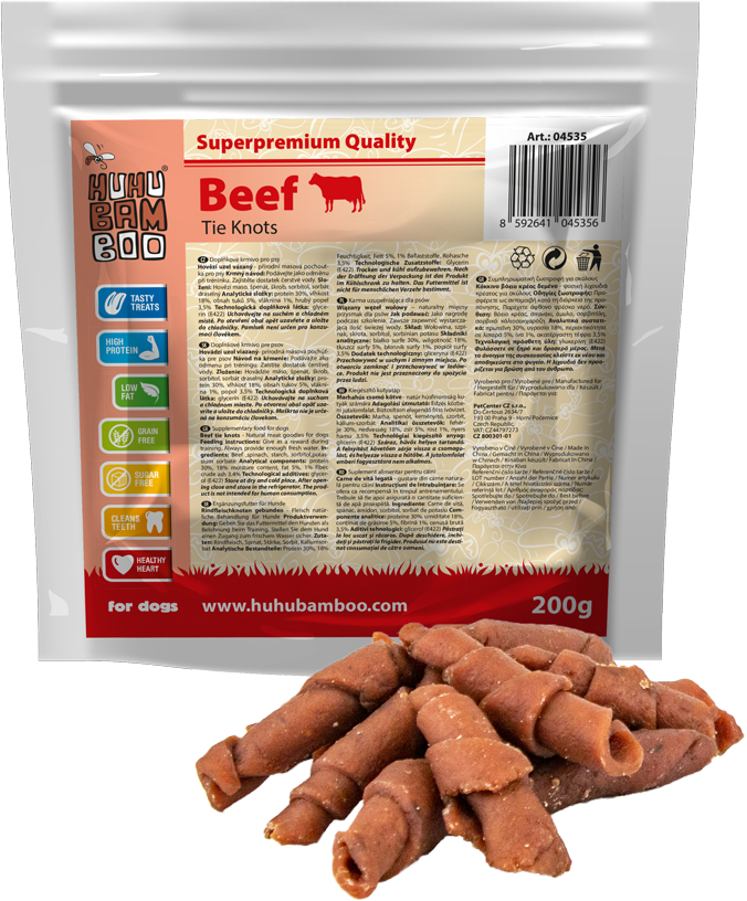 Huhubamboo hovězí uzel 200g