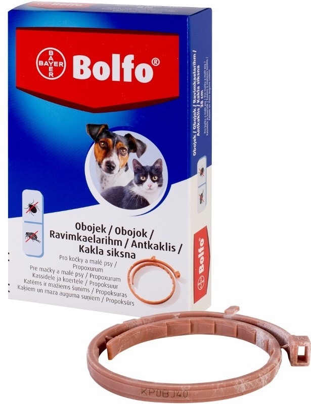 Bolfo antiparazitický obojek pro psy i kočky 38 cm