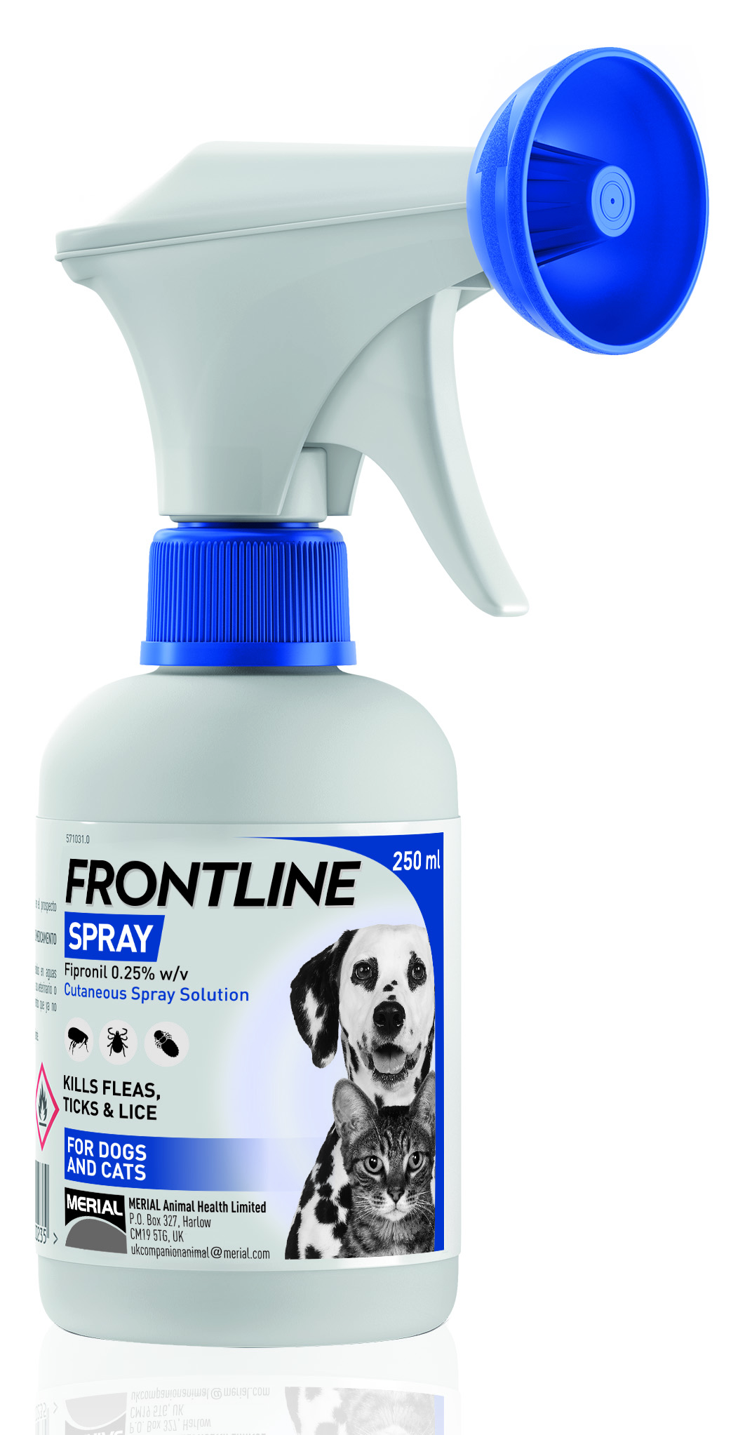 Frontline sprej proti blechám a klíšťatům 250ml