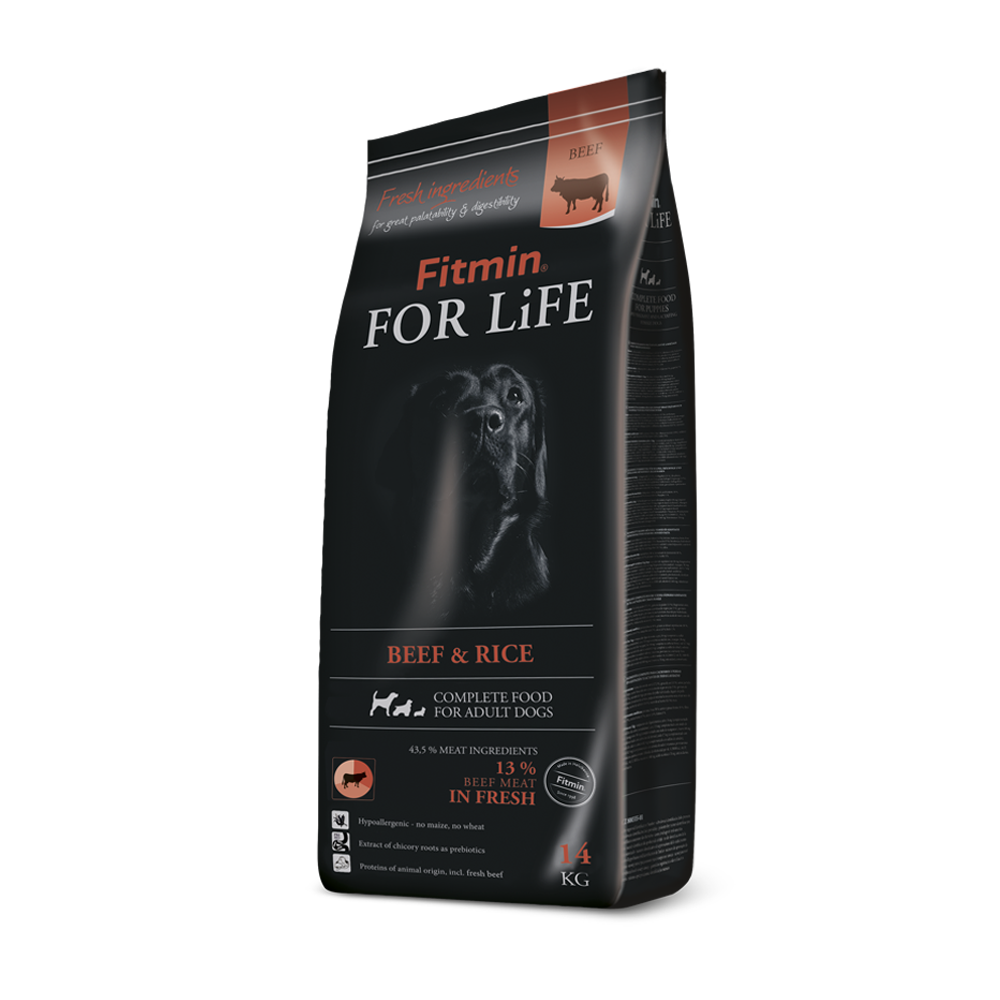 Fitmin dog For Life Beef & Rice 14kg