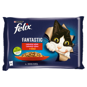 Kapisčka Felix Fantastic multipack králík+jehně v želé 4x85g