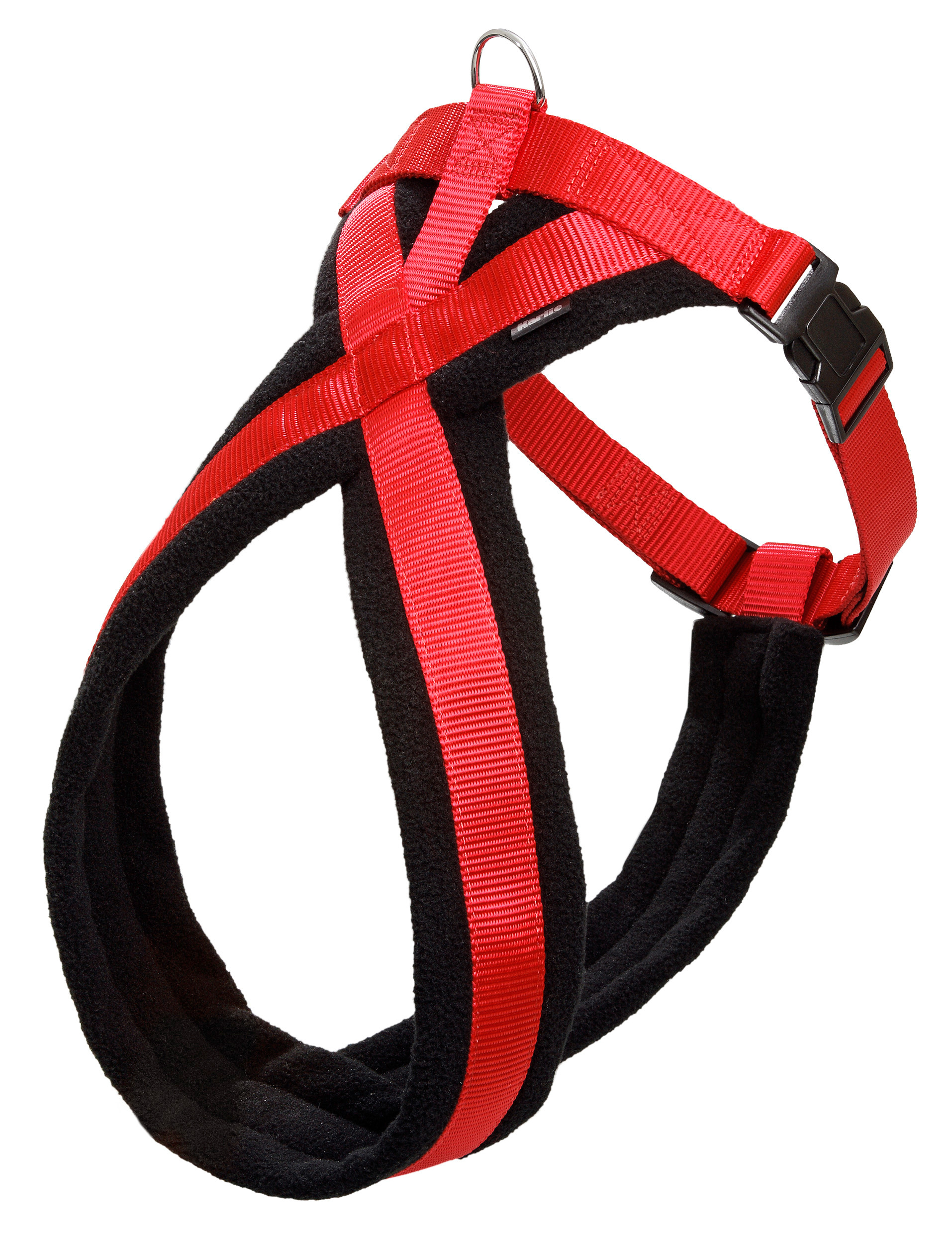 Postroj KARLIE Art Cross 84 - 120 x 2,5 cm červený