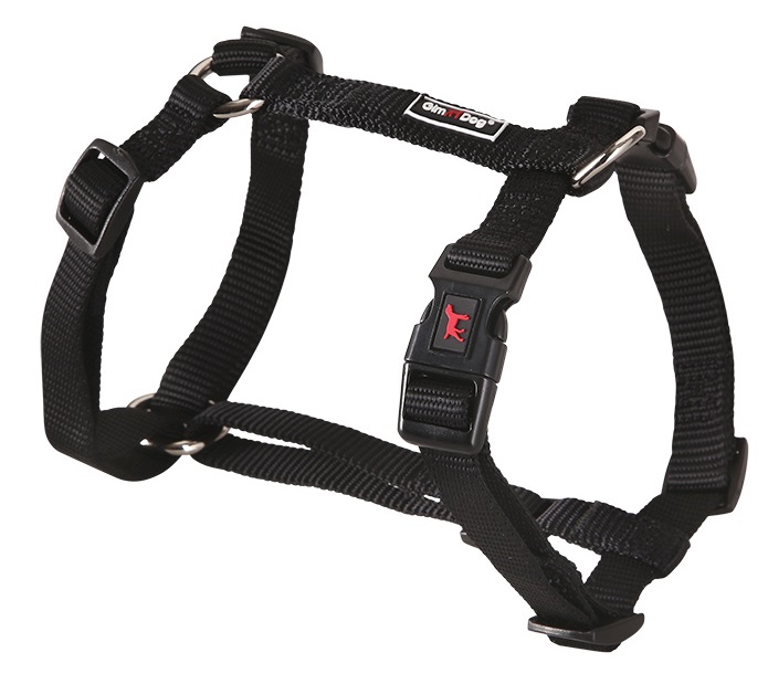 Postroj Gimborn Nylon H 1,5x40-55cm černý