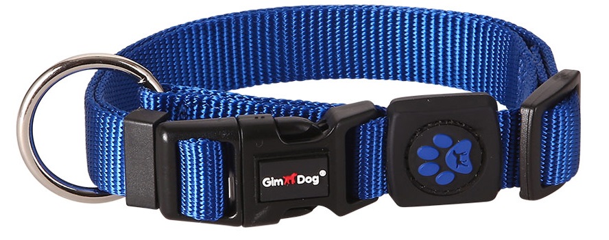 Obojek Gimborn O-Ring Nylon 1,0x20-30cm modrý