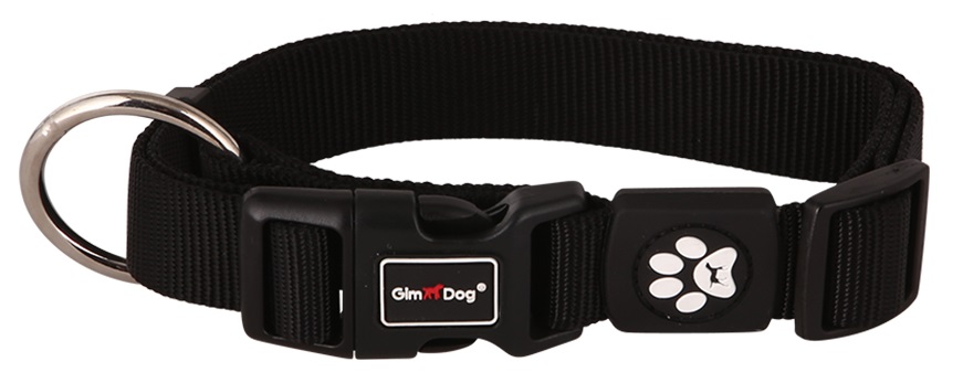 Obojek Gimborn O-Ring Nylon 1,5x25-40cm černý