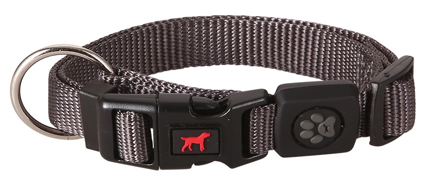 Obojek Gimborn O-Ring Nylon 2,0x35-51cm šedivý