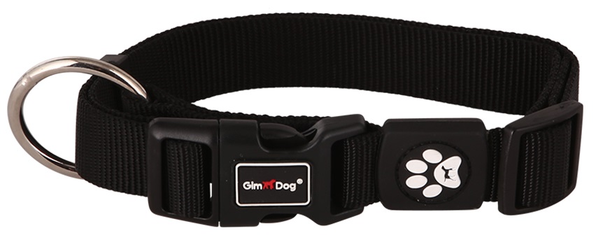 Obojek Gimborn O-Ring Nylon 2,5x46-66cm černý