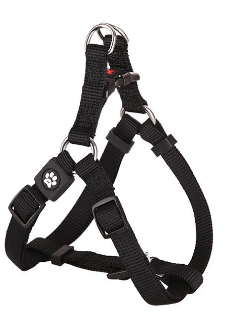 Postroj Gimborn Nylon X 2,0x53-77cm černý