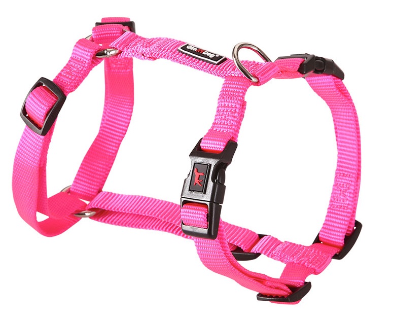 Postroj Gimborn Nylon H 2,0x50-70cm růžový