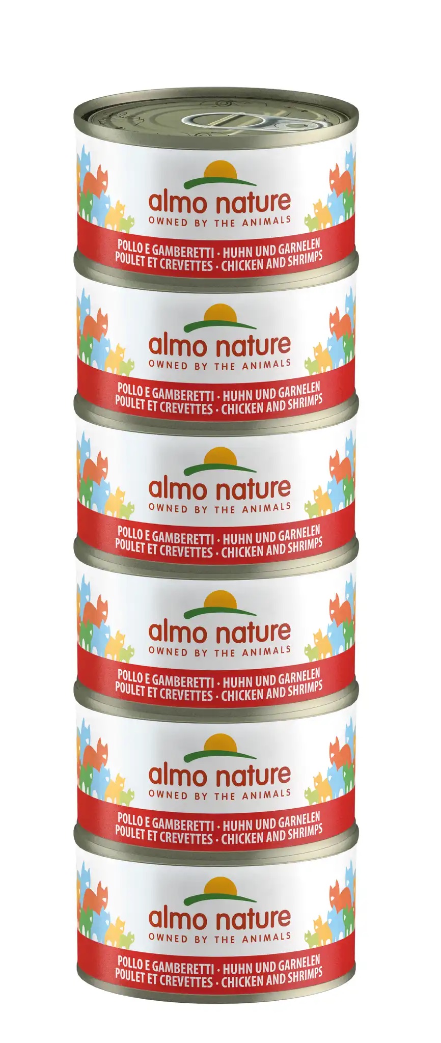Almo Nature HFC Natural Light Meal Cat Megapack tuňák a krevety 4x50g
