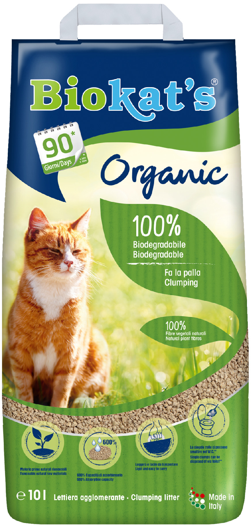 Biokat's Podestýlka BIOKATS ORGANIC 10l