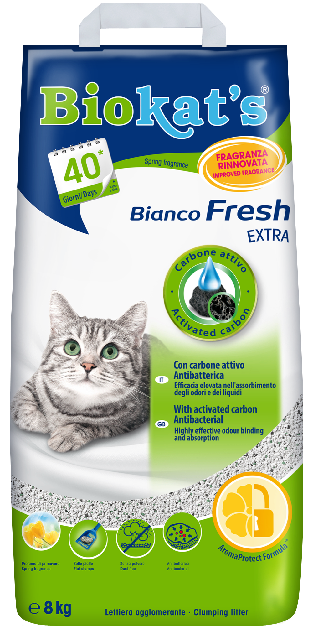 Biokat's Podestýlka BIOKATS BIANCO FRESH EXTRA 8kg