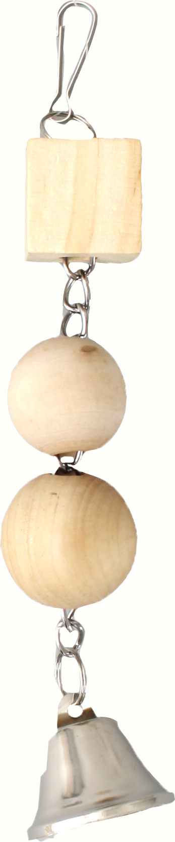 Flamingo HRAČKA PRO PAPOUŠKY DŘEVĚNÉ BLOKY 25CM