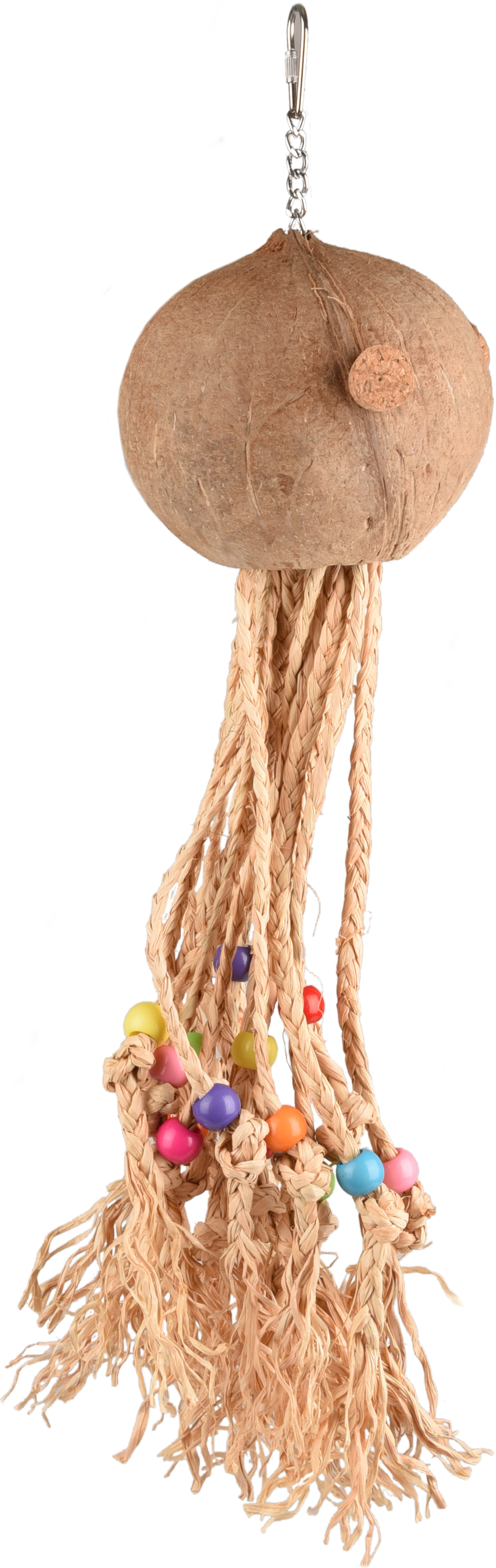 Flamingo BT DUMA CHOBOTNICE KOKOSOVÁ S BAREVNÝMI KORÁLKY 50CM