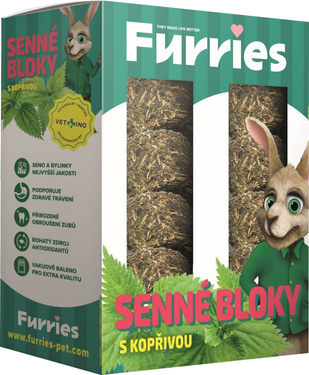 Furries senné bloky z českých luk s kopřivou 800g