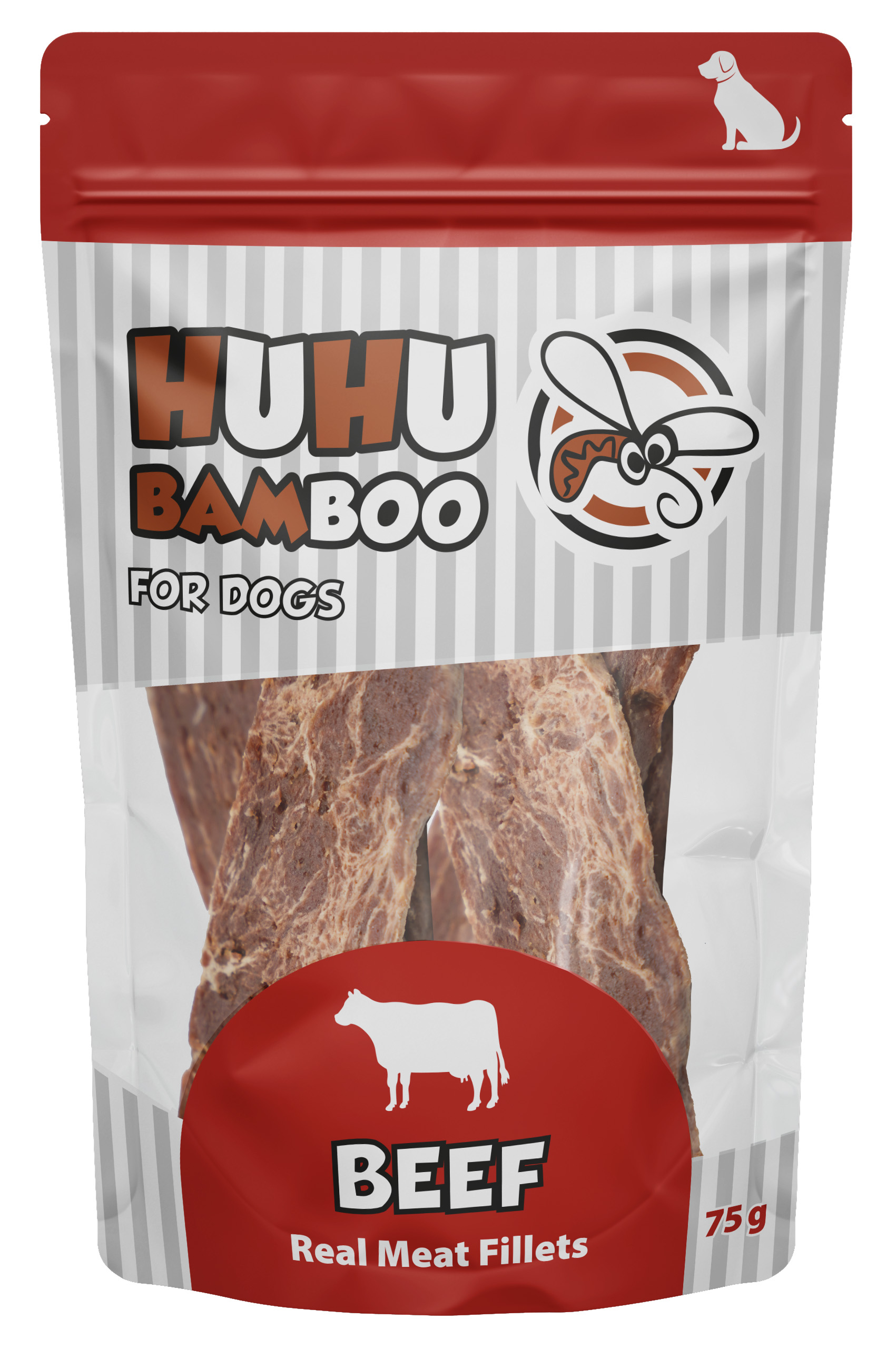 Huhubamboo HUHU Basic hovězí filety 75g