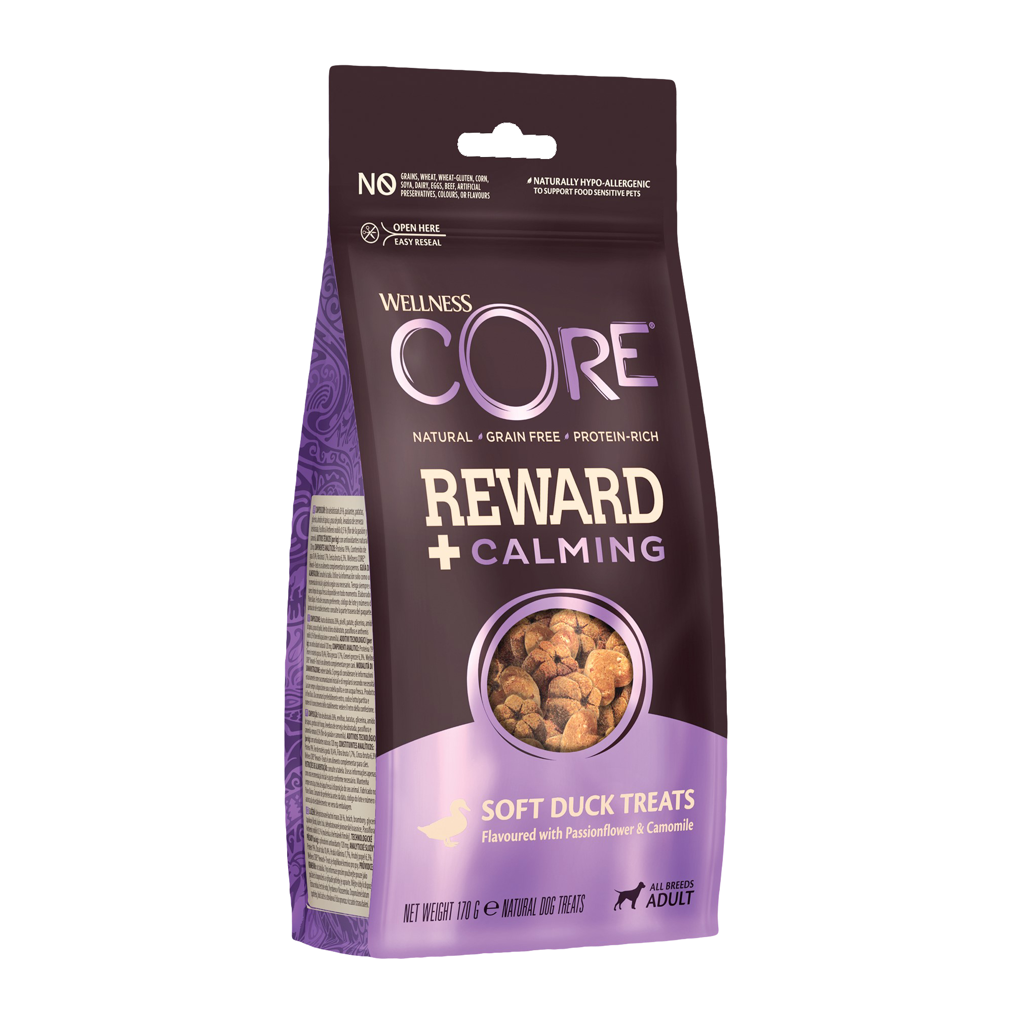 Wellness Core Reward Dog Calming kachna 170 g