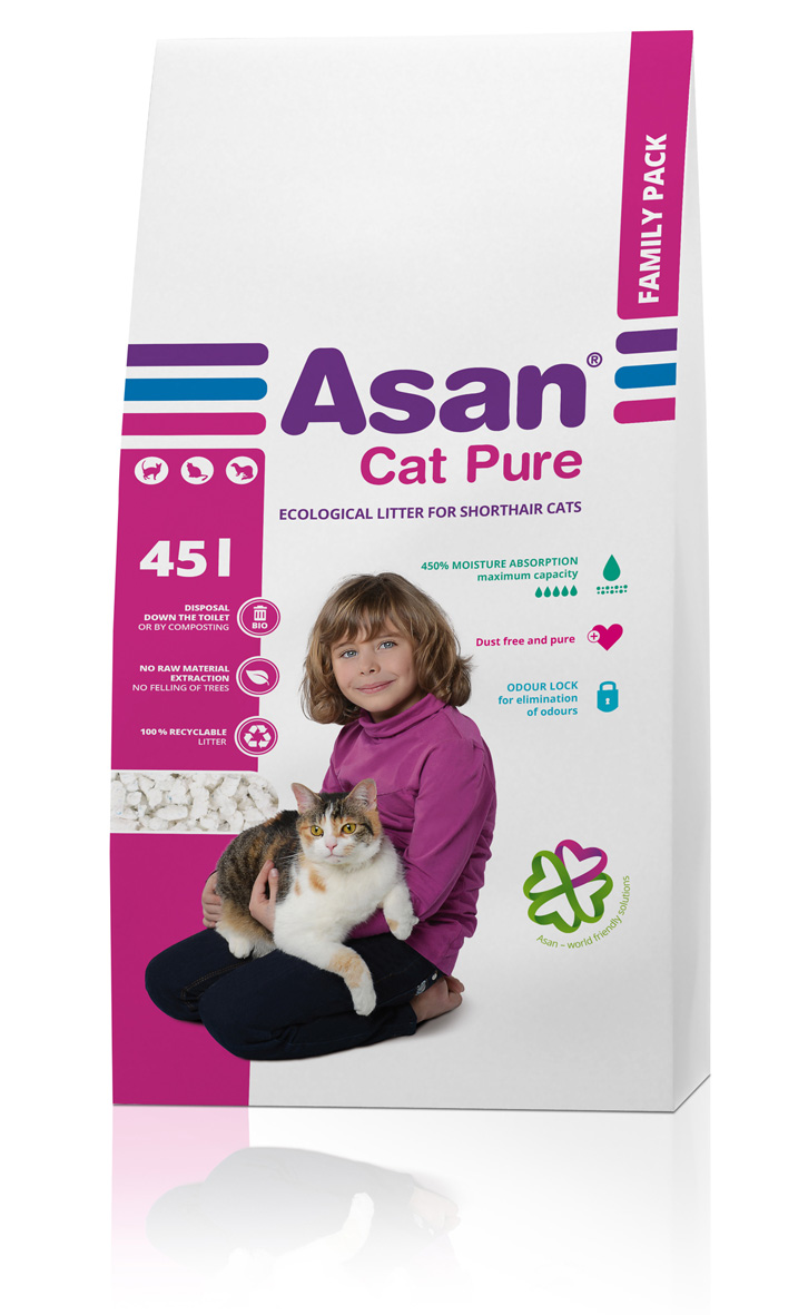 Asan Cat Pure stelivo 45 l