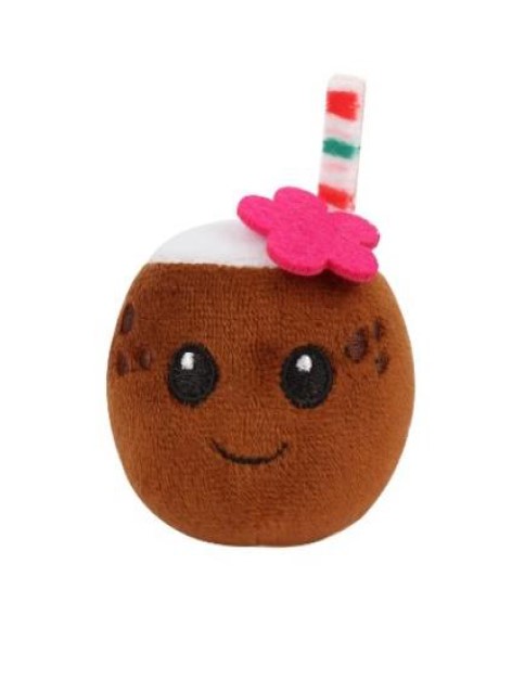 Huhubamboo hračka plyšový kokos s šantou kočičí