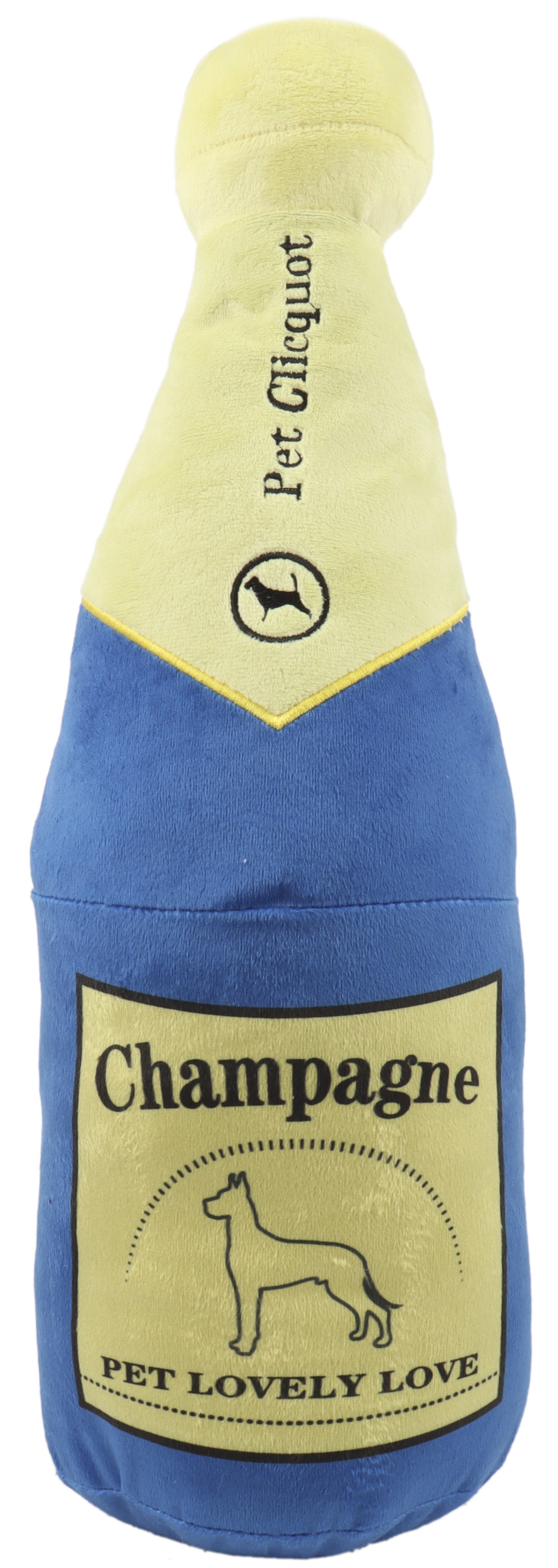 Huhubamboo hračka plyšové šampaňské, L modré
