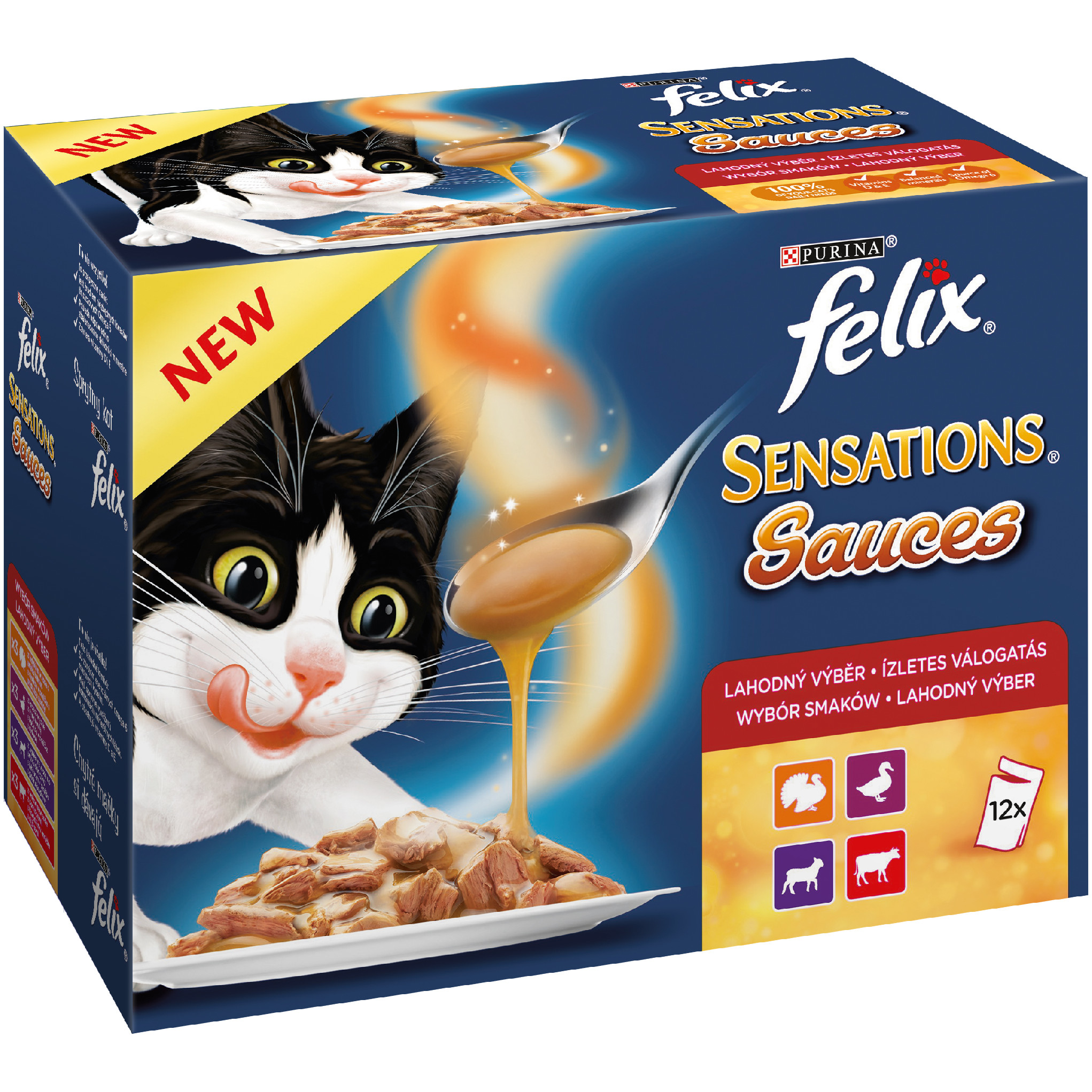 Kapsička Felix SS multipack výběr masa 12x100g