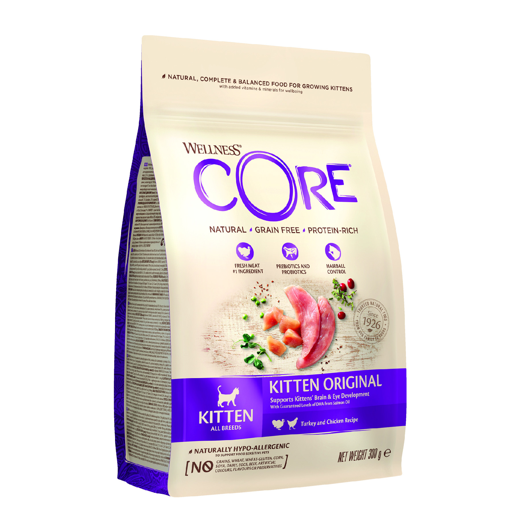 Wellness CORE Kitten Turkey with Salmon Recipe 300g