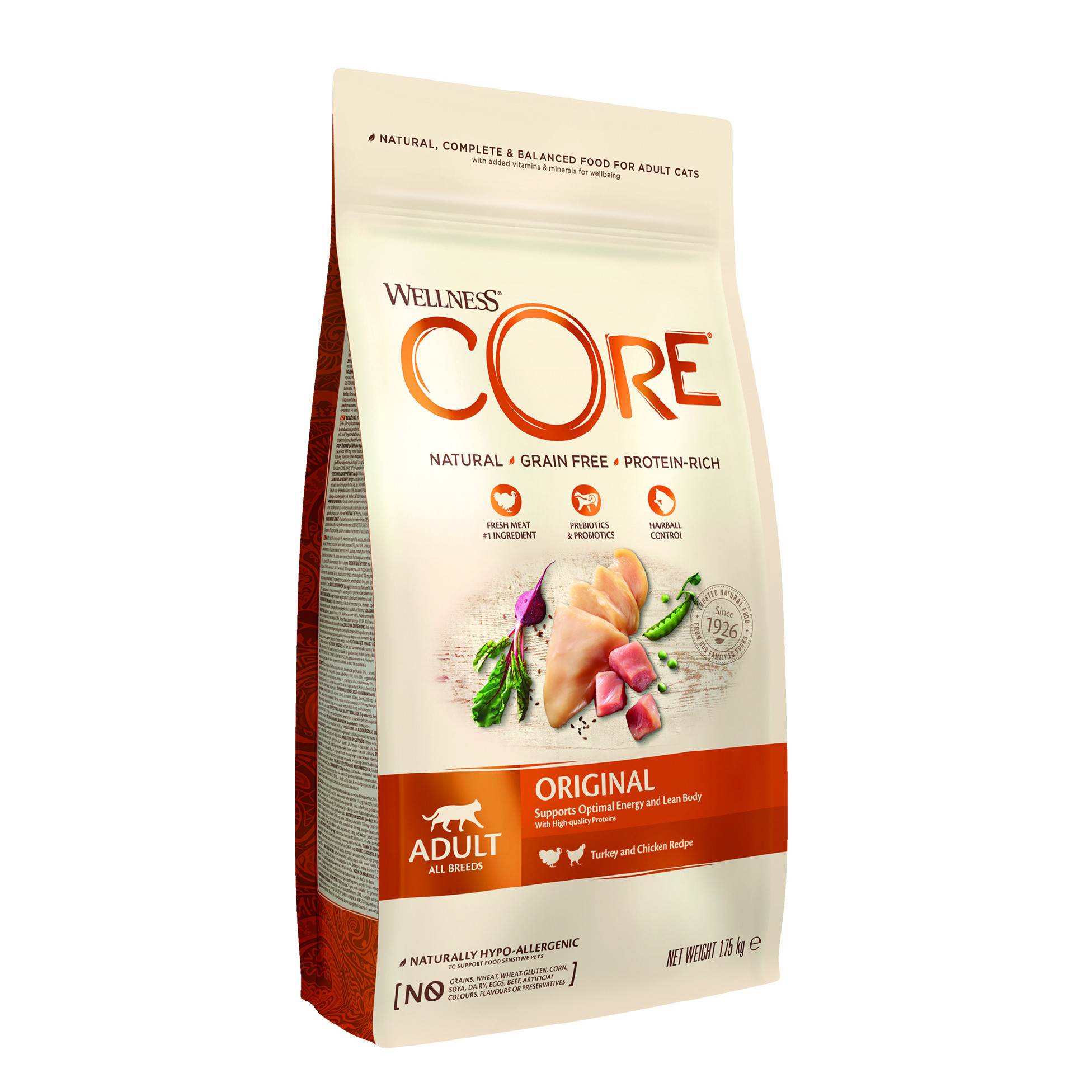 Wellness CORE Original Turkey with Chicken Recipe 1,75 kg