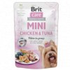 Kapsička Brit Care Mini Chicken&Tuna fillets in gravy 85g