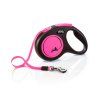Flexi New Neon M páska 5m/25kg růžové
