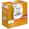 Gourmet Gold multipack Exotic (8ks) - 7+1 zdarma - kousky masa ve šťávě