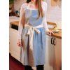 lněná zástěra GAIA baby blue