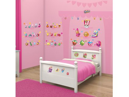 24534 samolepky walltastic dekorace shopkins 34 cm x 46 cm