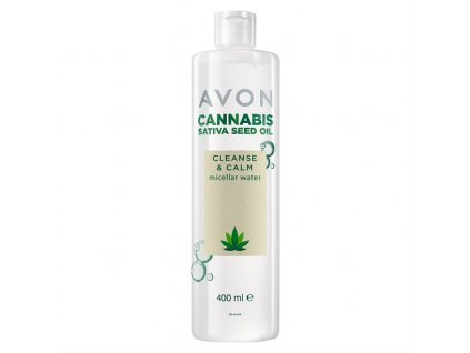 Avon Cannabis micelární pleťová voda s olejem z konopných semínek 400 ml