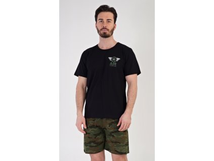 Pánské pyžamo šortky Air (Barva černá, Velikost M)