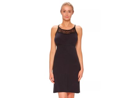 Dámská noční košile 54/2-212/1 FABIO (Velikost S, Barva černá)